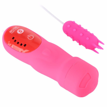 Vibrador adulto del juguete de los juguetes del sexo del control remoto de 5 modos para la mujer